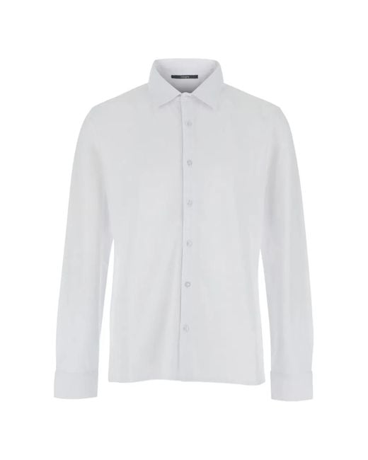 Kangra White Buttoned Shirt for men