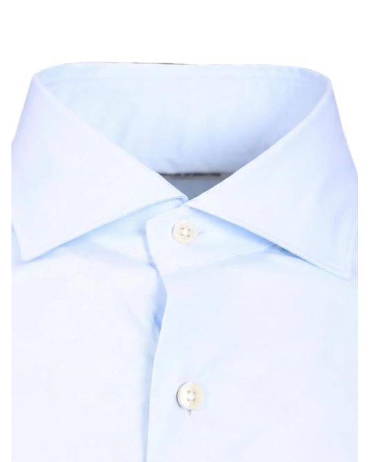 Al Duca D'aosta White Slim-Fit Cotton Shirt for men