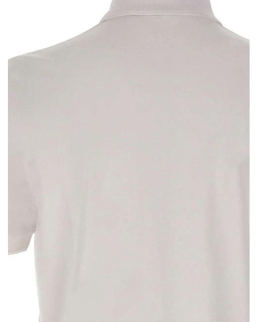 Polo Interlock Boss de hombre de color White