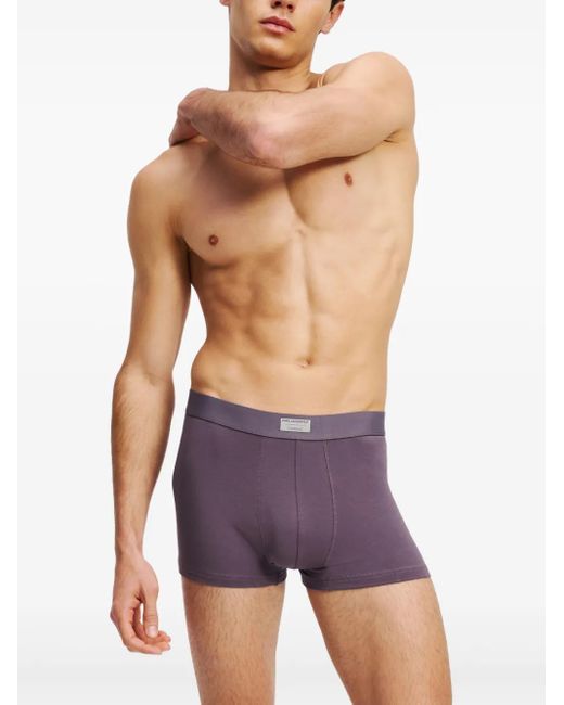 Boxer Con Applicazione (7 Pezzi) di Karl Lagerfeld in Purple da Uomo
