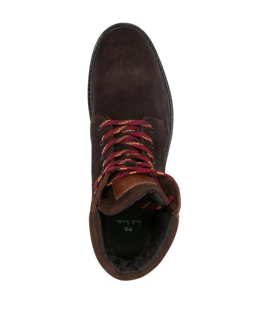 Paul Smith Brown Suede Boots for men