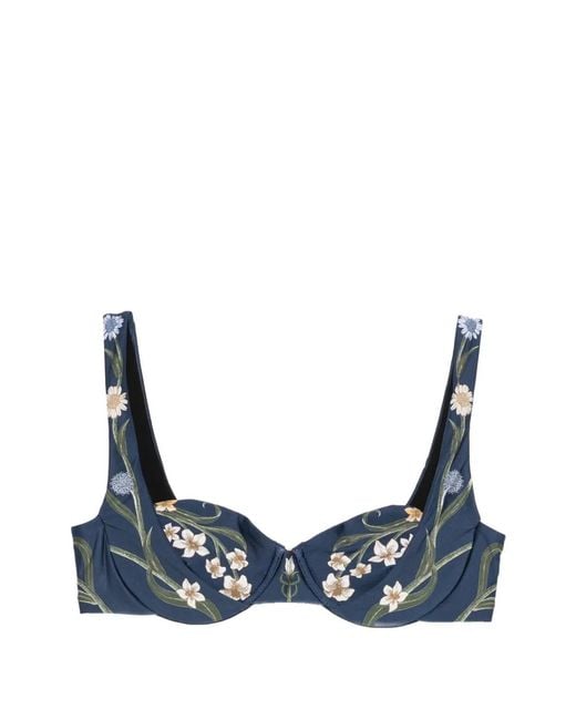 Agua Bendita Blue Zucchini Laguna Bikini Top