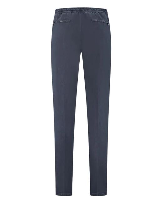 Marco Pescarolo Blue Drawstring-Waist Track Pants for men