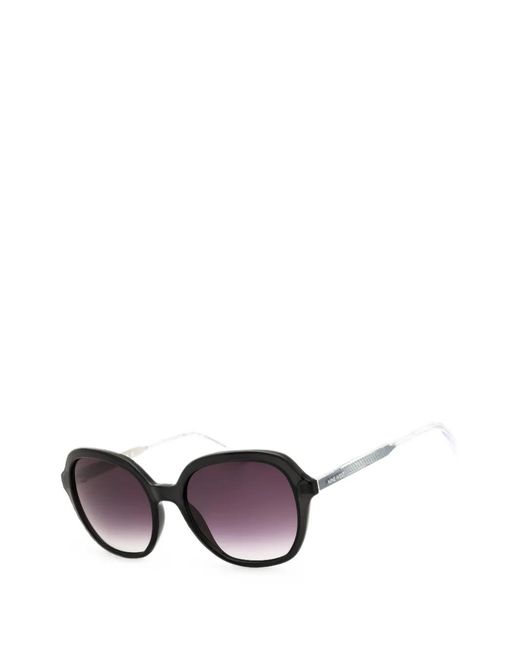 Nine West Black Round-Frame Sunglasses