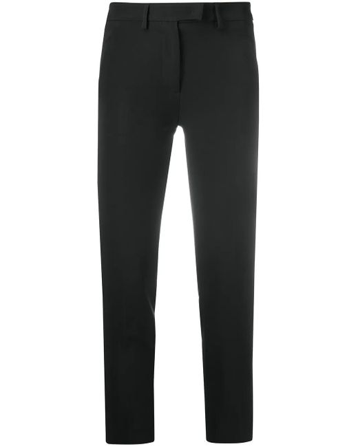 Blanca Vita Black Cropped Tailored Trousers