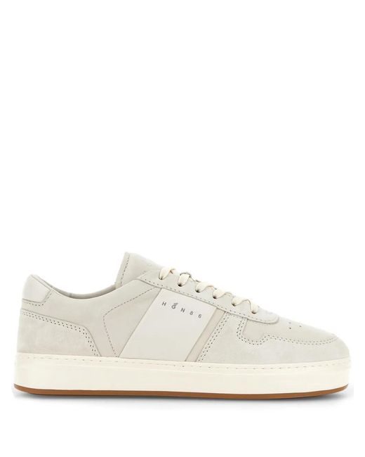 Hogan White Low-Top Sneakers for men