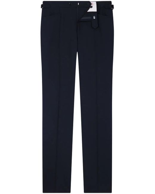 Fursac Blue Wool Tapered Trousers for men