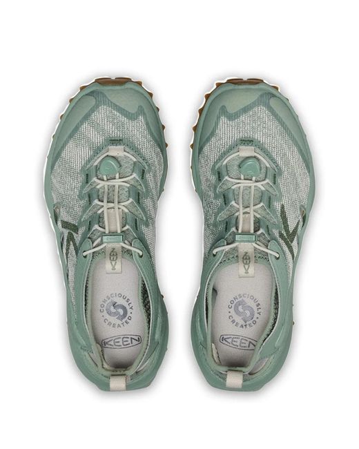 Keen Green Toggle-Fastening Sneakers