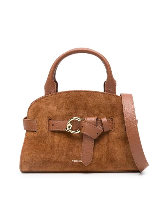 Coccinelle スエード ショルダーバッグ Brown