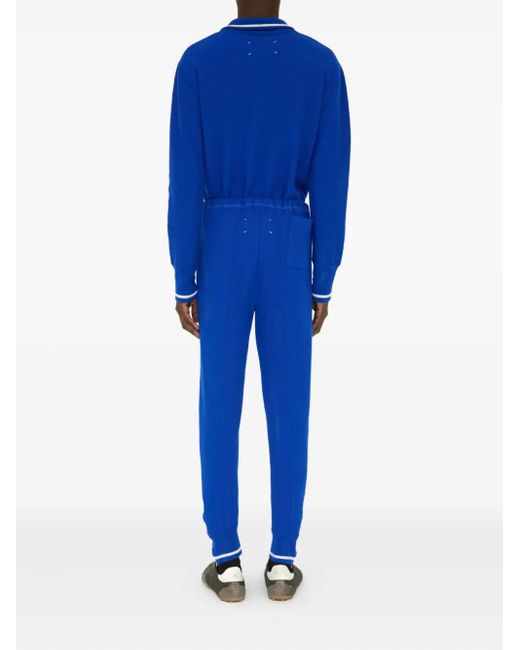 Maison Margiela メンズ ブルー ウール トラックパンツ 【公式通販】