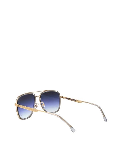Carrera Blue Pilot-Frame Sunglasses