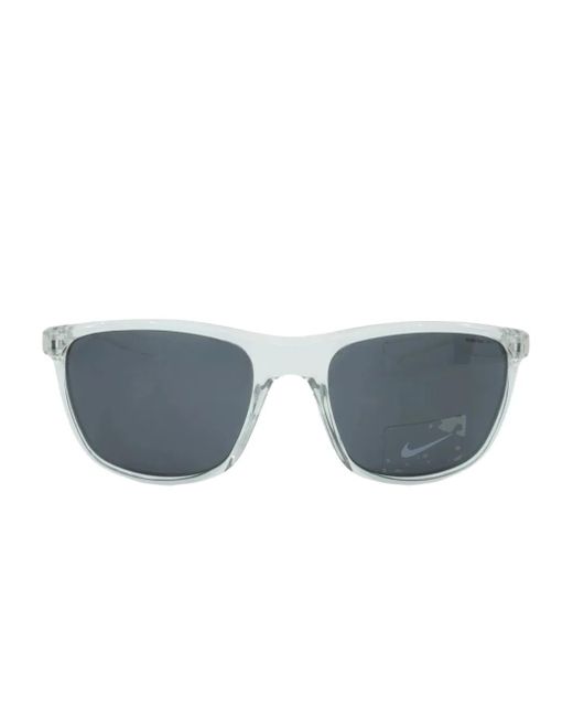 Nike Blue Essential Endeavor Wayfarer-Frame Sunglasses for men