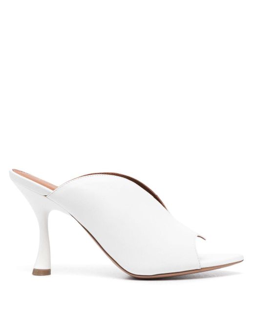 Malone Souliers Henri 90mm Leather Shoes in het White