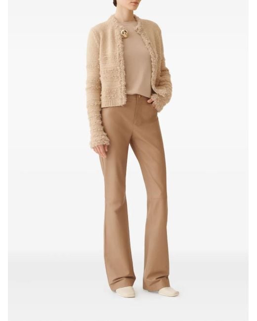 Fabiana Filippi Natural Button-Detail Cardigan