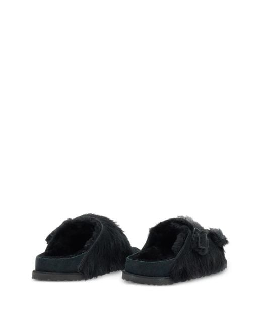 Birkenstock Black Zürich Buckled Sandals
