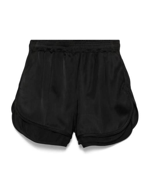 Jil Sander Black Double-Face Shorts