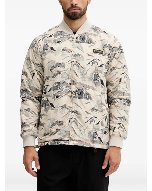 Columbia Natural Graphic-Print Long-Sleeve Jacket for men