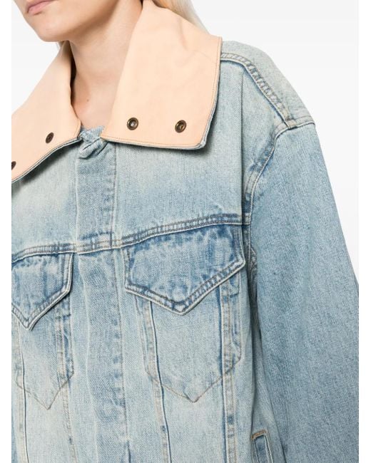 R13 Blue Kat Trucker Jacket