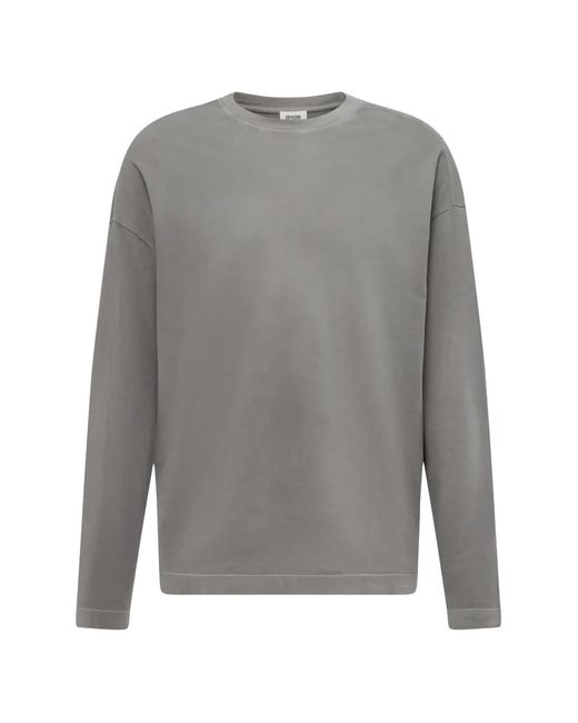 Drykorn Gray Marrio Long-Sleeve T-Shirt for men