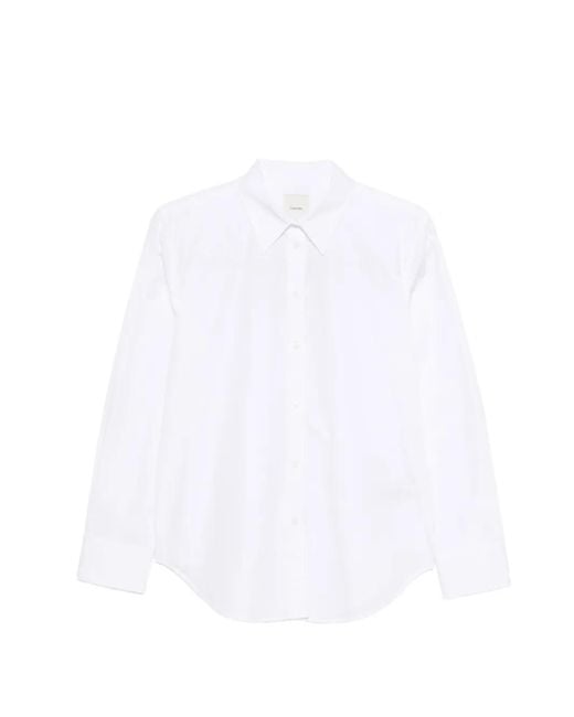 Calvin Klein White Regular Cotton Poplin Shirt