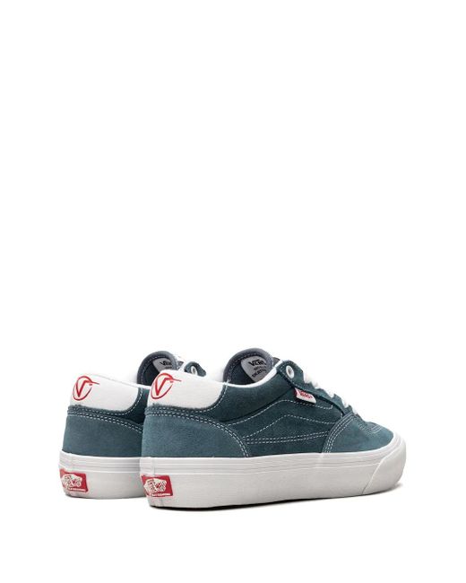 Vans Blue Rowan Suede Sneakers