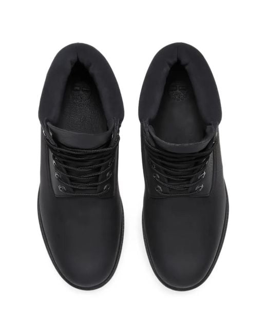 Timberland Black Heritage 6-Inch Combat Boots for men