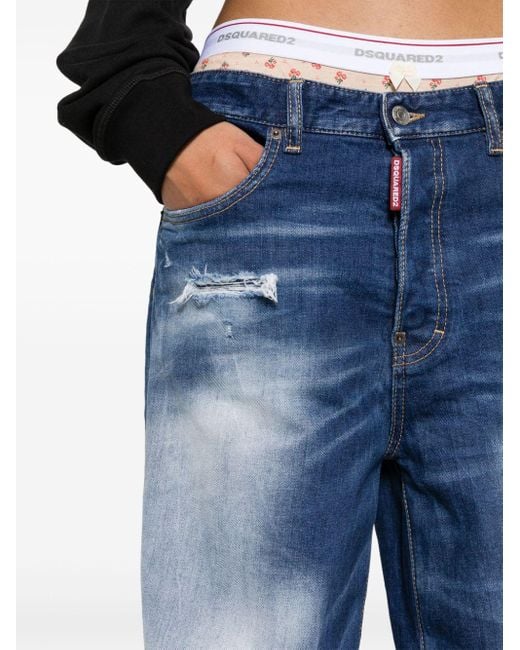 Jeans taglio comodo di DSquared² in Blue