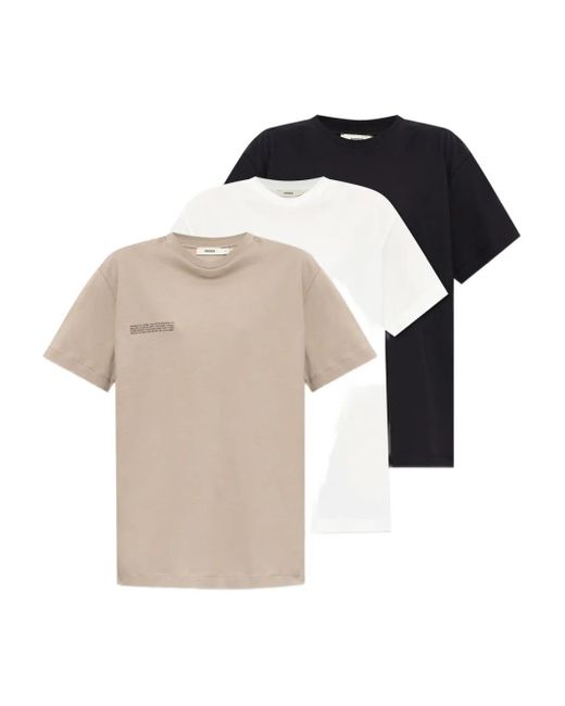 PANGAIA Drie T-Shirts Van Biologisch Katoen in het Multicolor