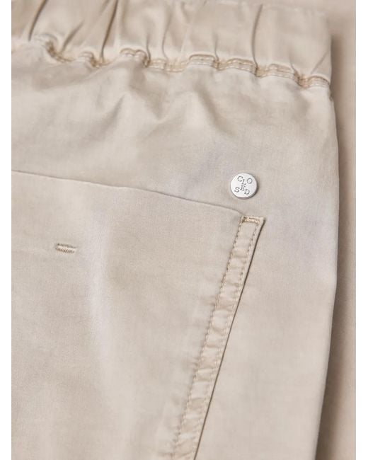 Closed White Tropea Drawstring Trousers for men