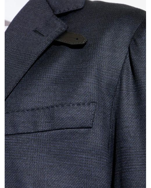 Brioni Blue Wool Blazer for men