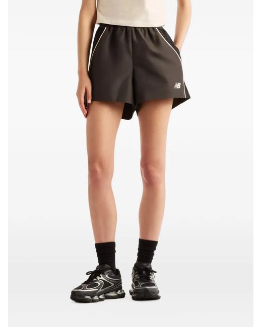 New Balance Black Trackside Woven Shorts