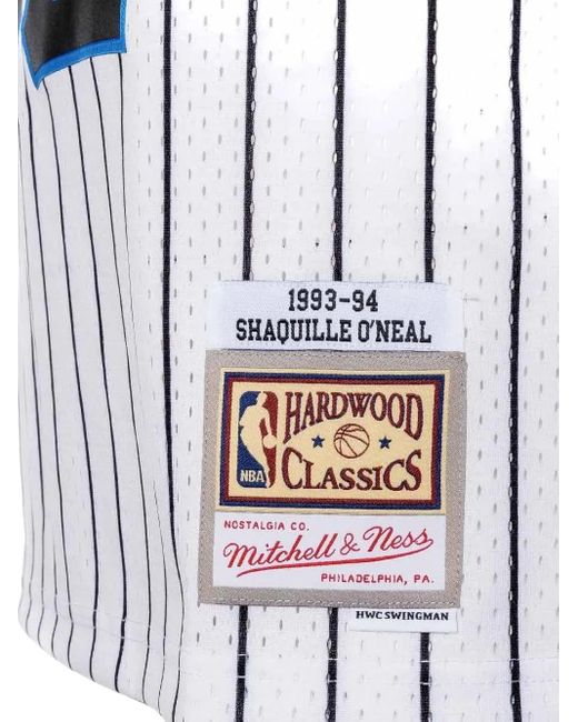Jersey Magic a rayas diplomáticas Mitchell & Ness de hombre de color Blue