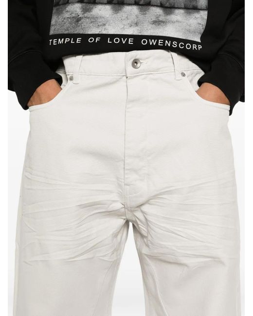Rick Owens White Geth Jeans for men