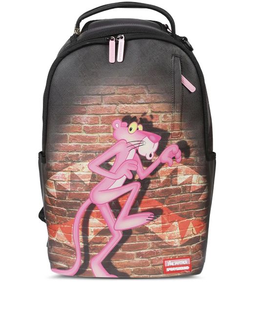 Sprayground Pink Panther-Print Backpack for men