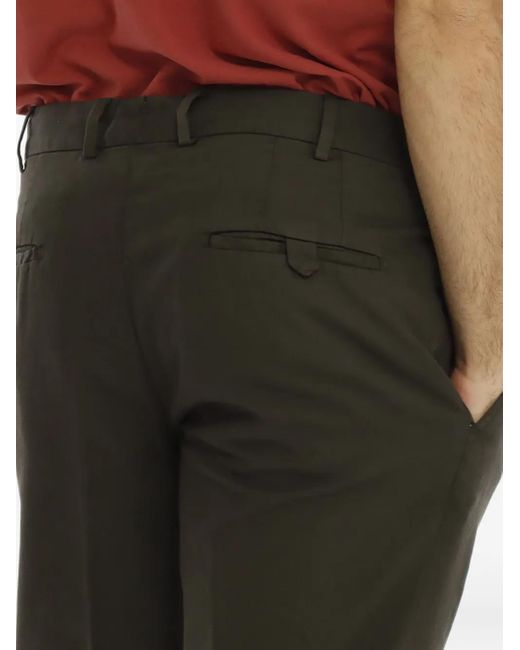 Pantalon À Plis Devore pour homme en coloris Black