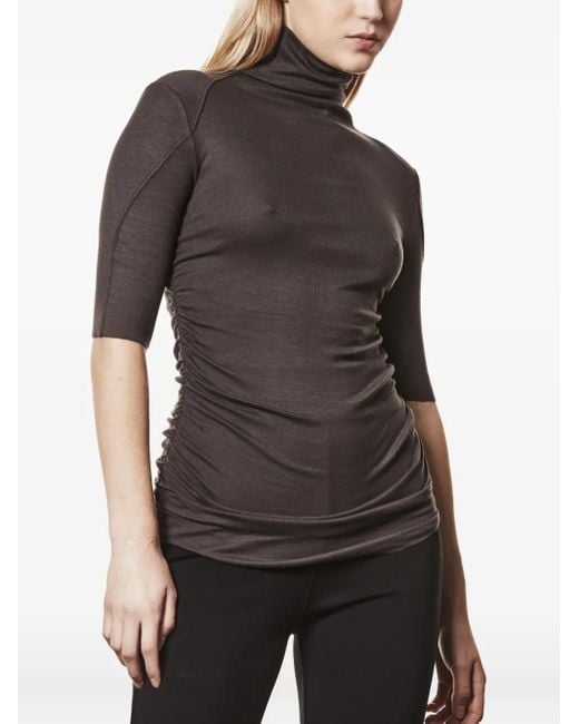 Thom Krom Black Turtleneck T-Shirt