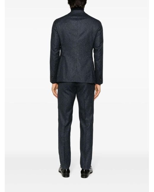 Emporio Armani Blue Suit Clothing for men