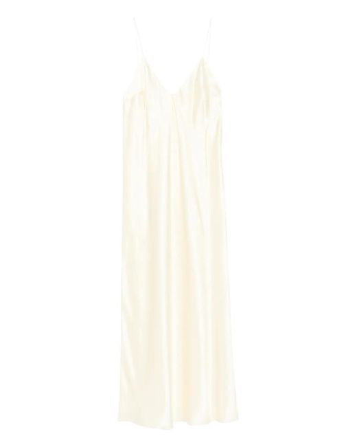 Khaite White Taja Dress