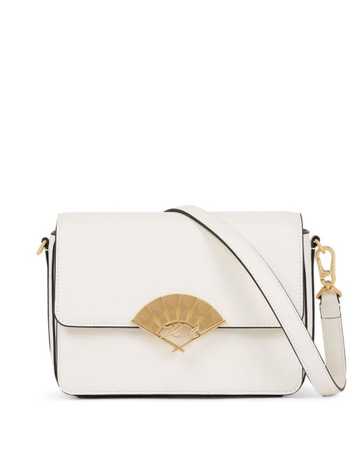 Karl Lagerfeld K/signature Fan Cross Body Bag in White Lyst