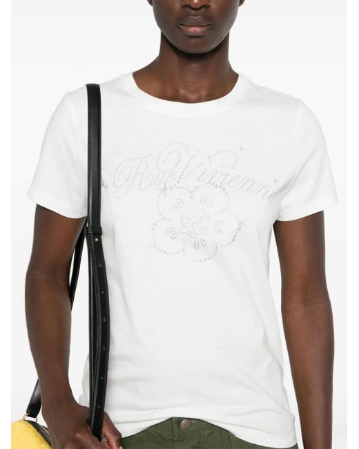 KENZO White Boke-Flower Organic Cotton T-Shirt