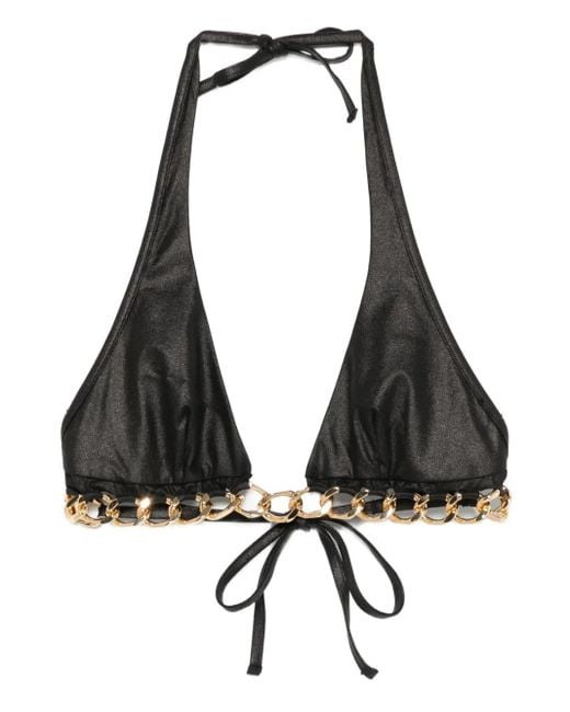 Agent Provocateur チェーントリム ビキニトップ Black