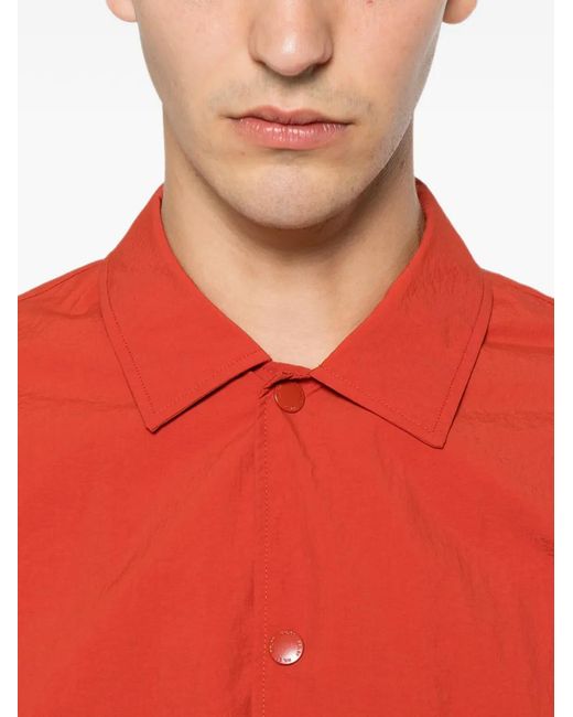 NN07 Red Fenton Buttoned Jacket for men