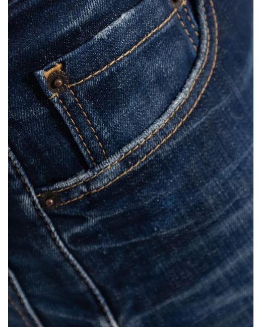 DSquared² Blue Classic Five-Pocket Jeans for men