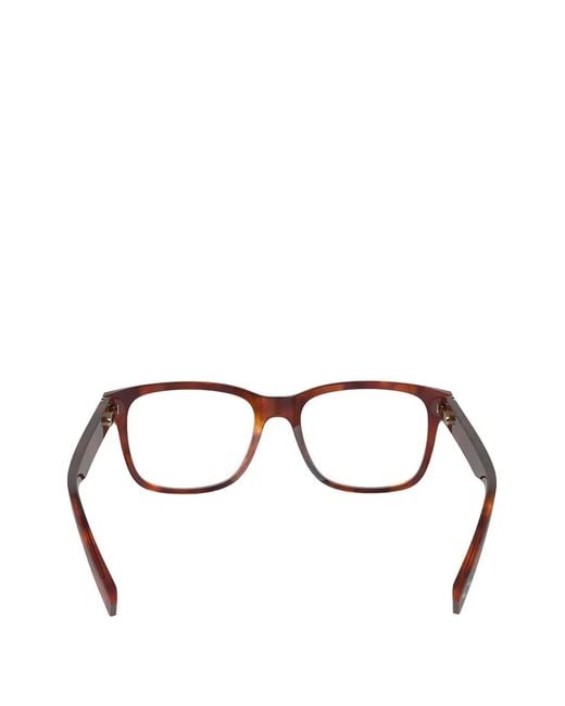 Lacoste Brown Square-Frame Glasses for men