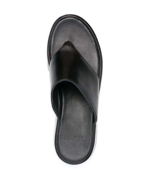 Sandales en cuir Claudie Pierlot en coloris Black