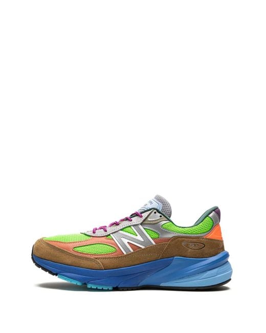 New Balance Green X Action Bronson 990 V6 "Baklava" Sneakers