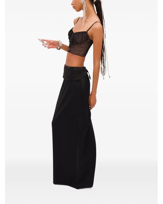 Area Black Crystal Hotfix Top