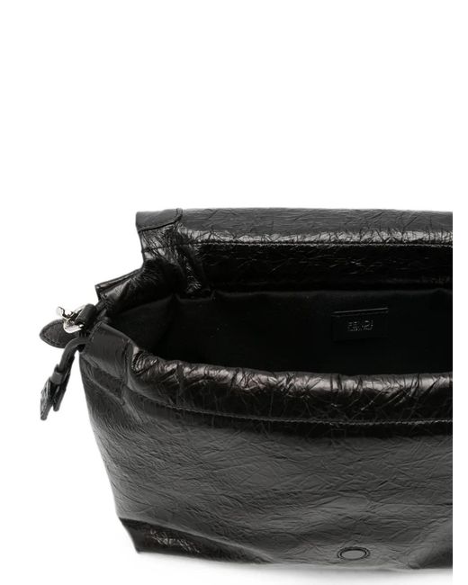 Fendi Black Large Baguette Tote Bag