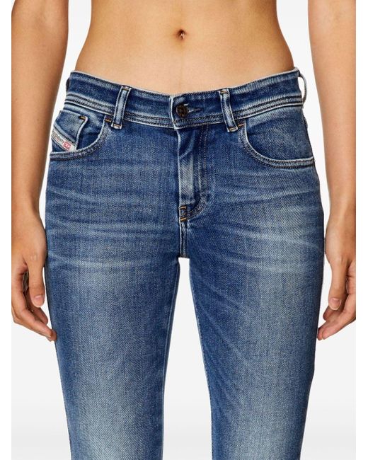 DIESEL Blue 2017 Slandy 09h90 Skinny Jeans