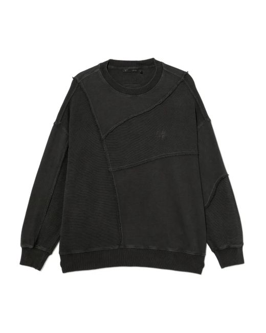 FIVE CM Sweater Met Logopatch in het Black voor heren